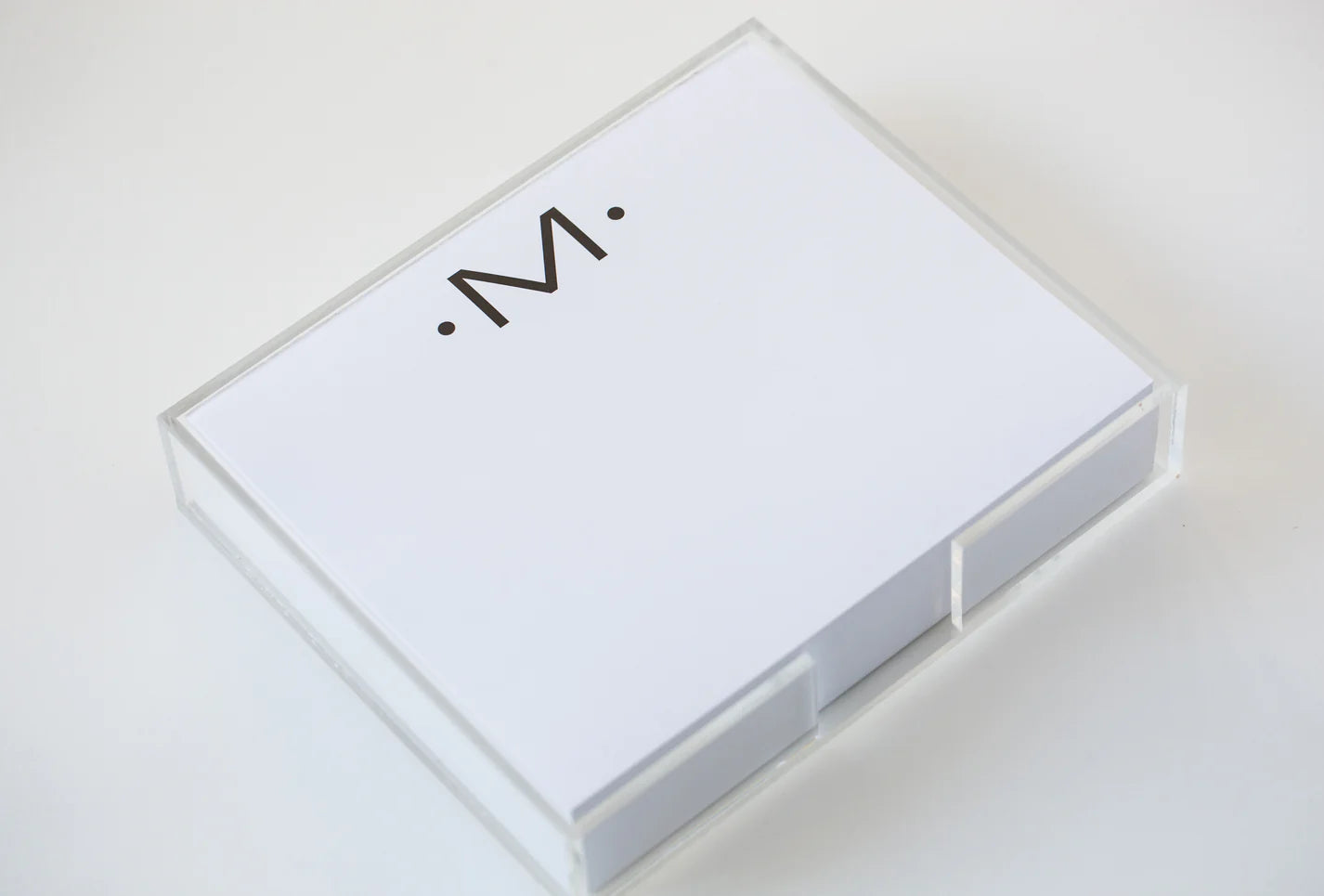 Note Pad With Large Initials