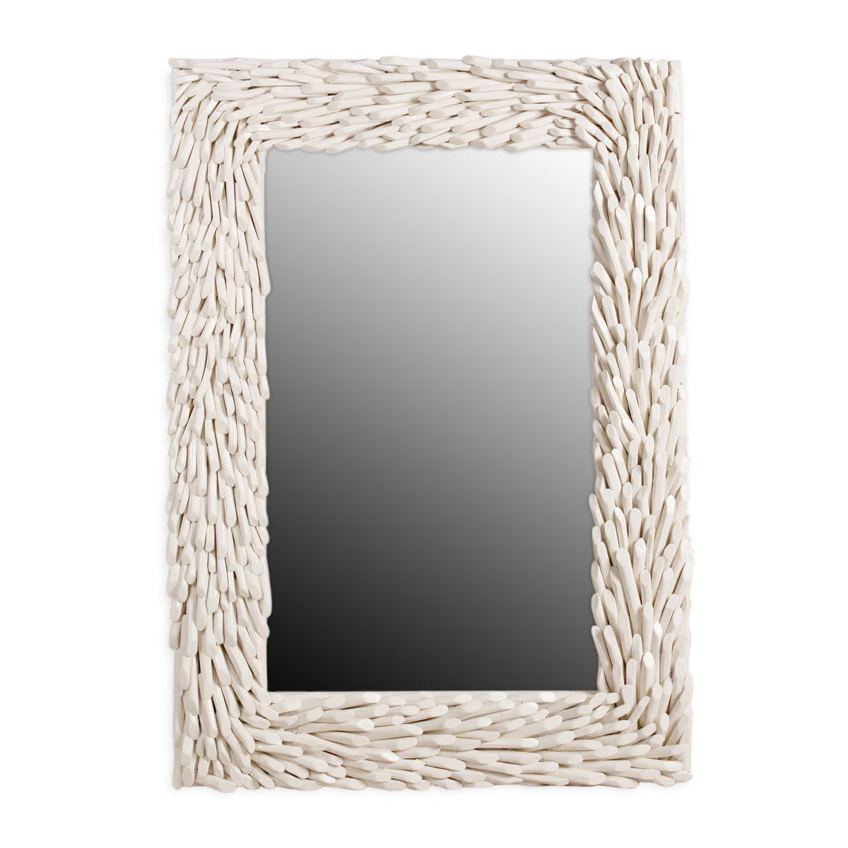 Teak Branch Mirror