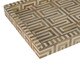 Bone Inlay Geometric Rectangular Tray