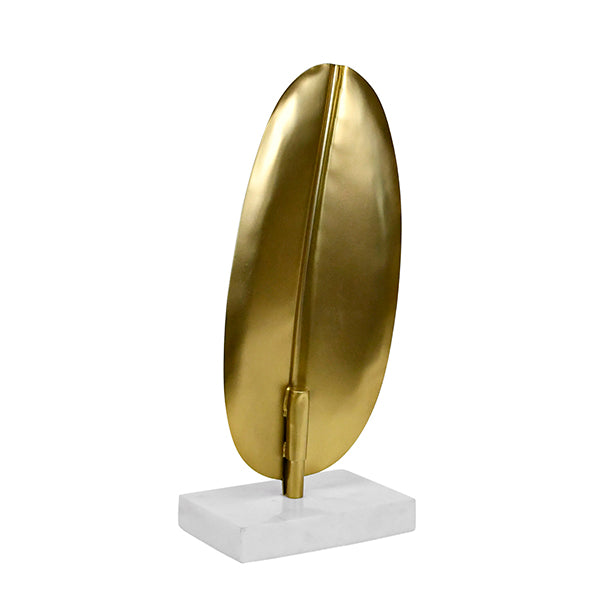 Brass Leaf Sculptures