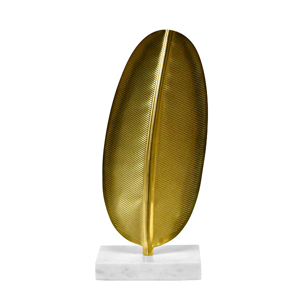 Brass Leaf Sculptures