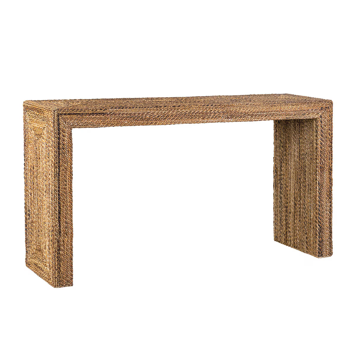Soren Braided Seagrass Console Table