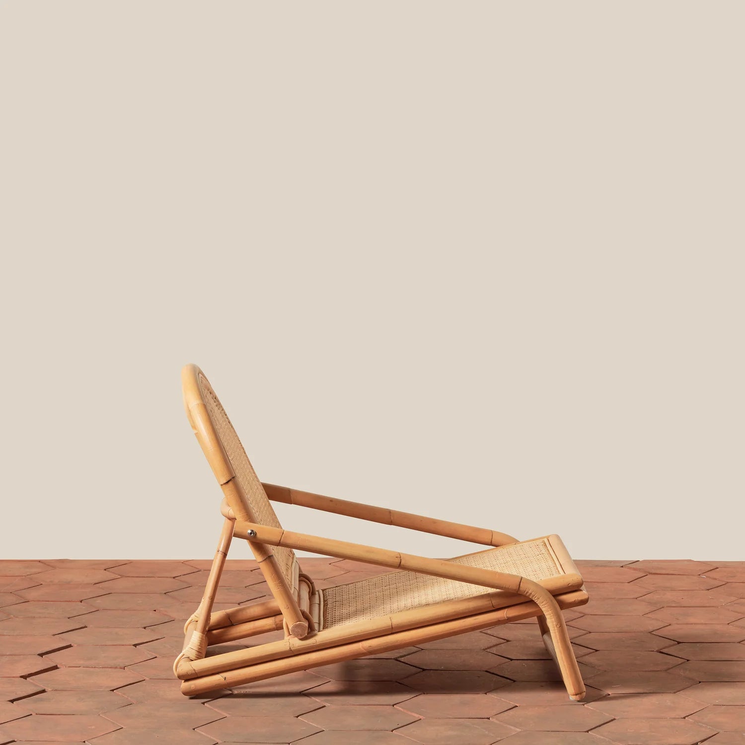 Montauk Folding Rattan Chair