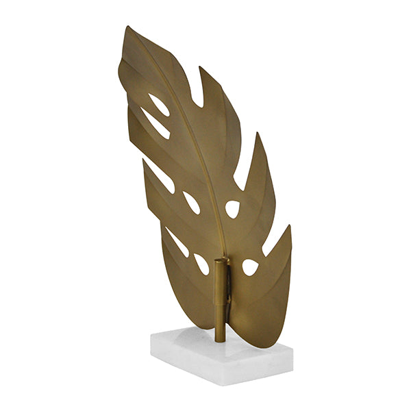 Brass Leaf Sculptures