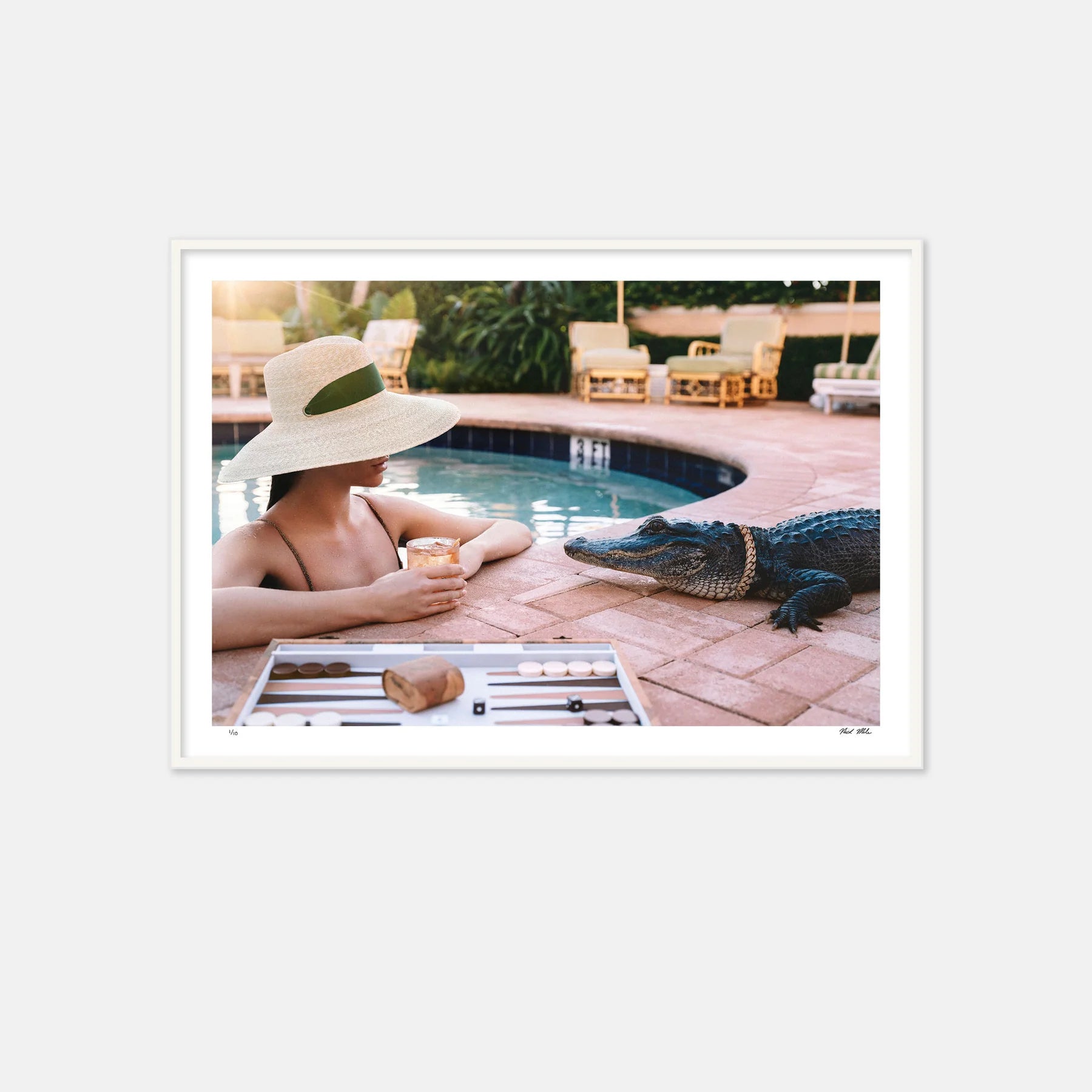 Poolside 1 by Nick Mele