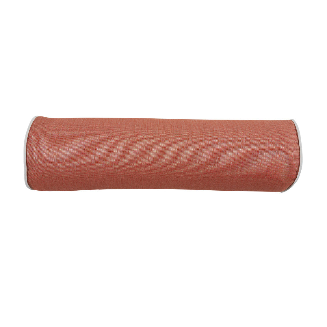 Linen Terracotta 25 x 8 Outdoor Bolster Pillow