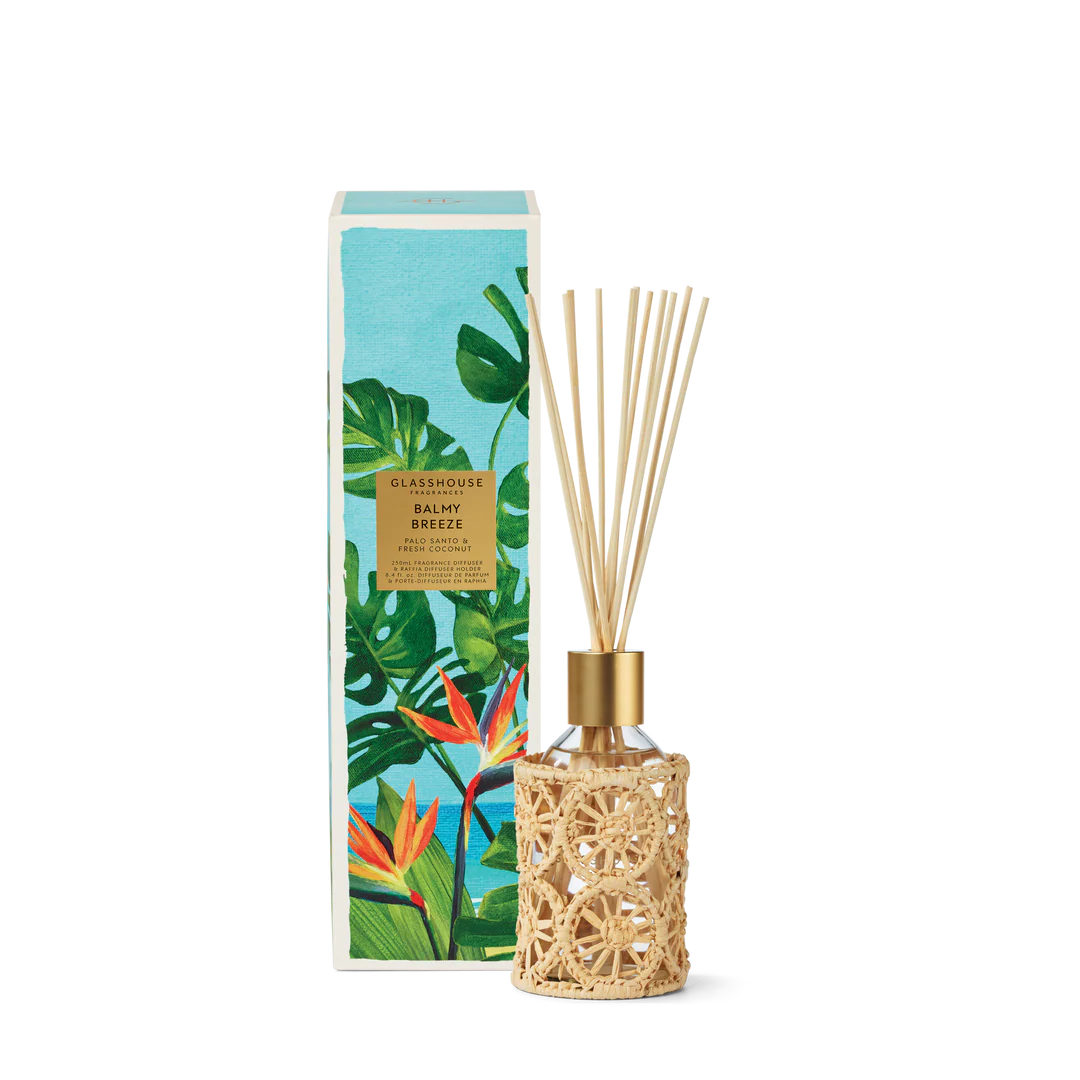 Glasshouse Balmy Breeze Candle and Diffuser