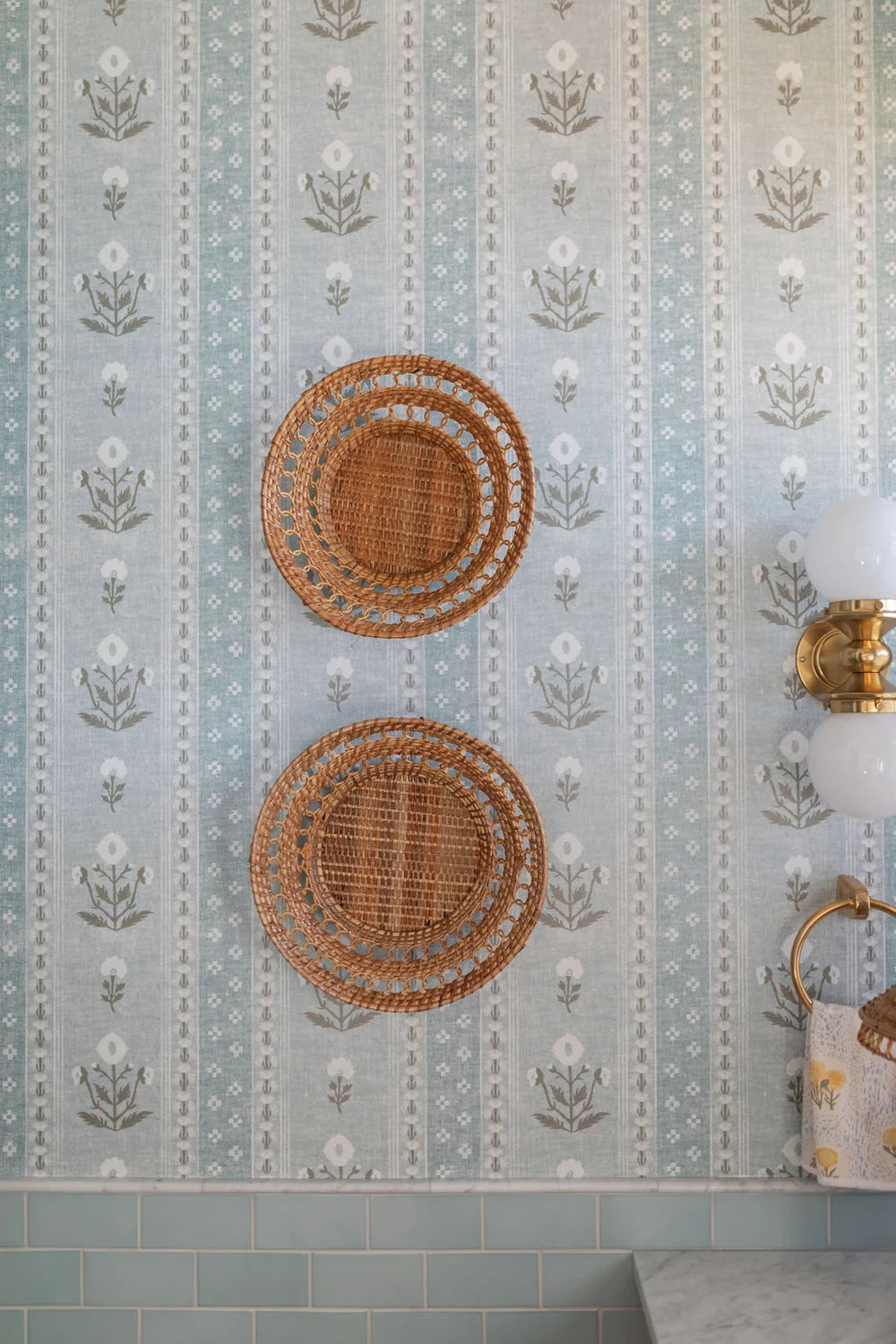 Round Woven Wall Baskets