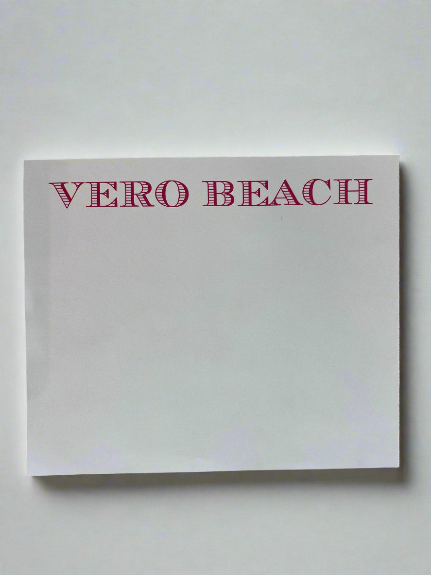 Custom Vero Beach Notepad