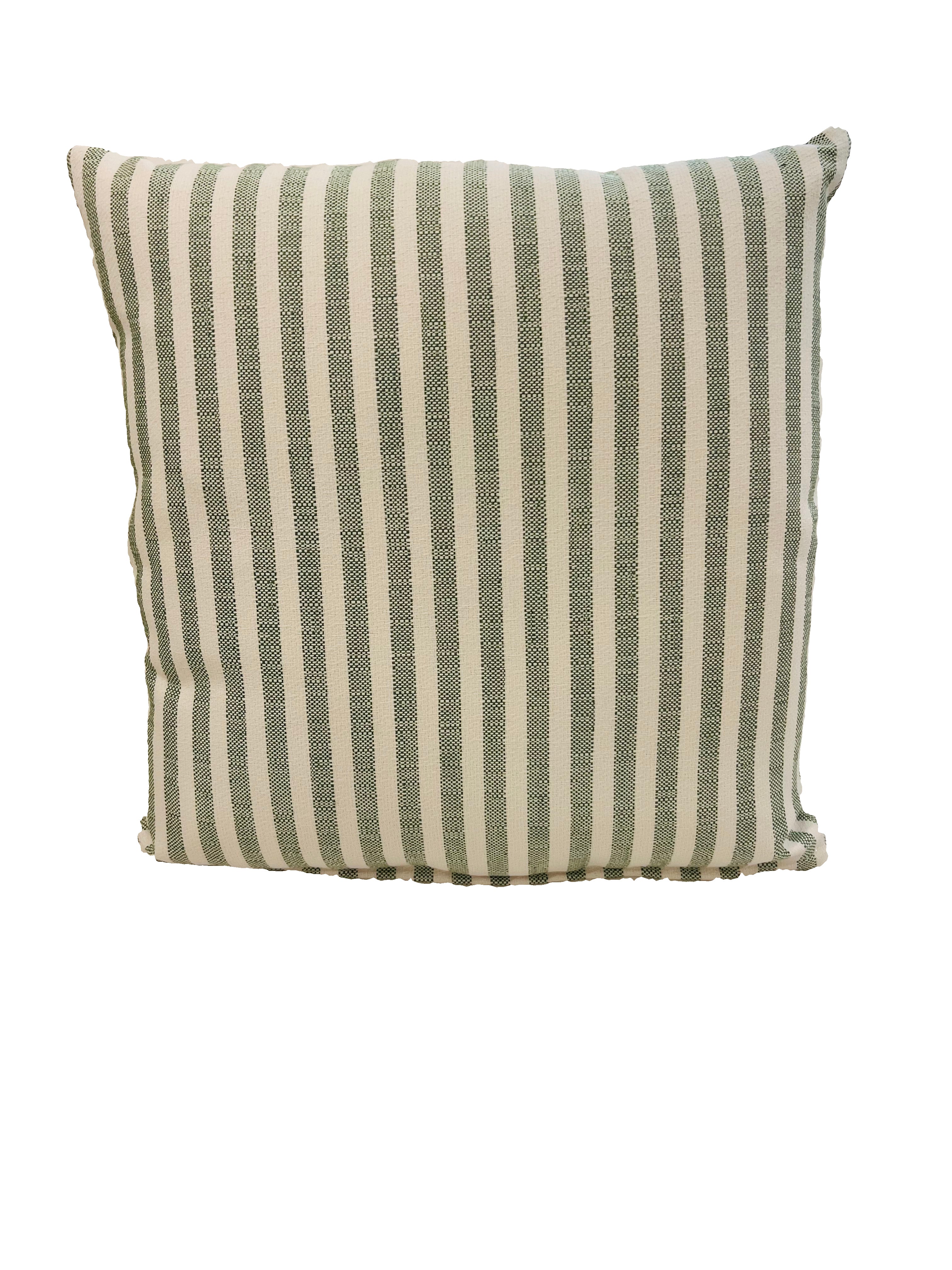 Ely Ticking Leaf 20 x 20 Outdoor Pillow
