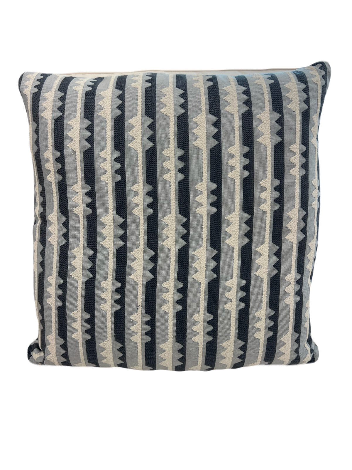 Spindle Stripe Ocean 20 x 20 Outdoor Pillow