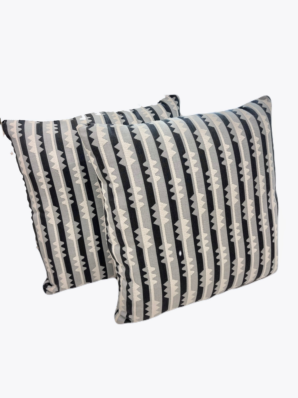 Spindle Stripe Ocean 20 x 20 Outdoor Pillow