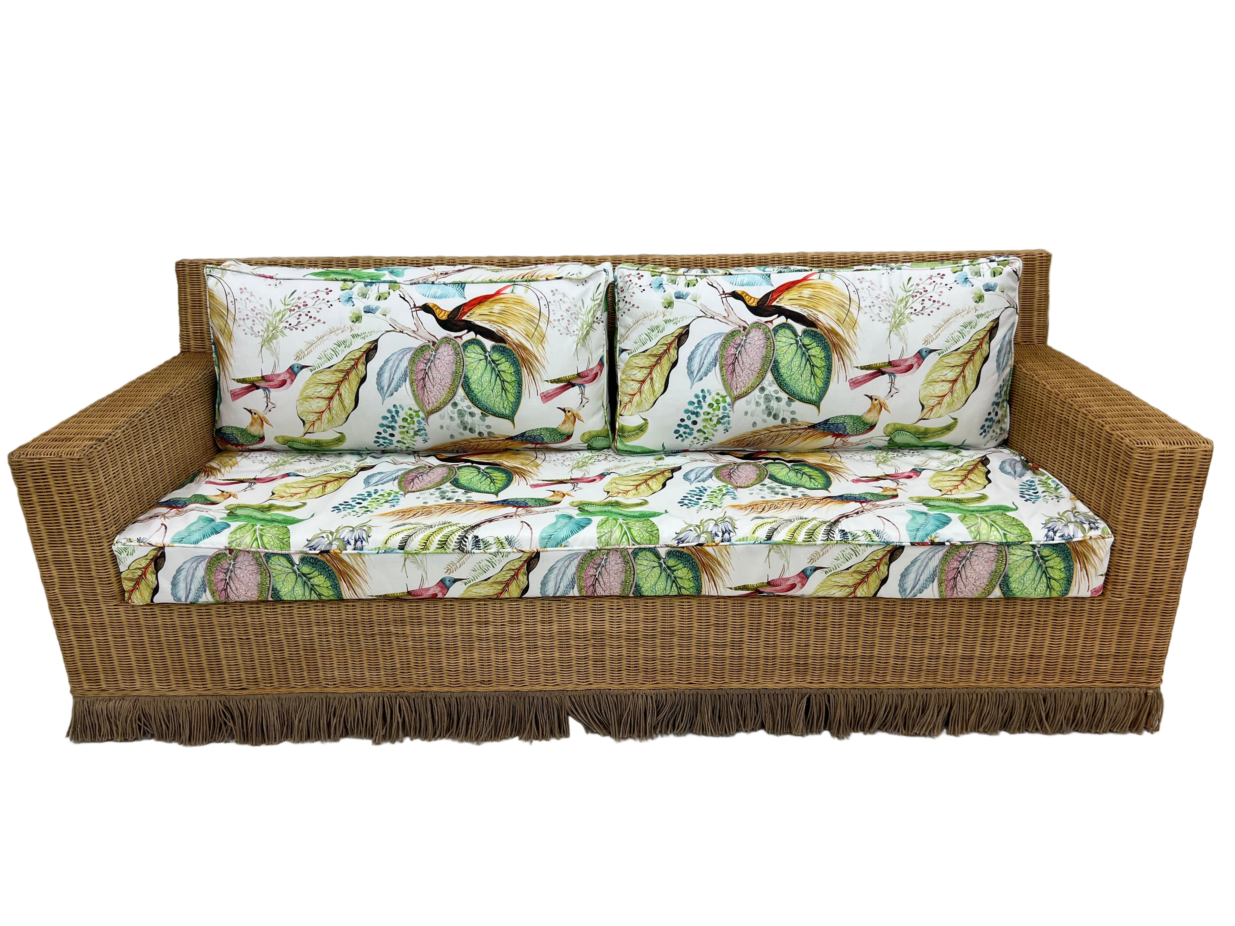 Tenny Rattan Sofa