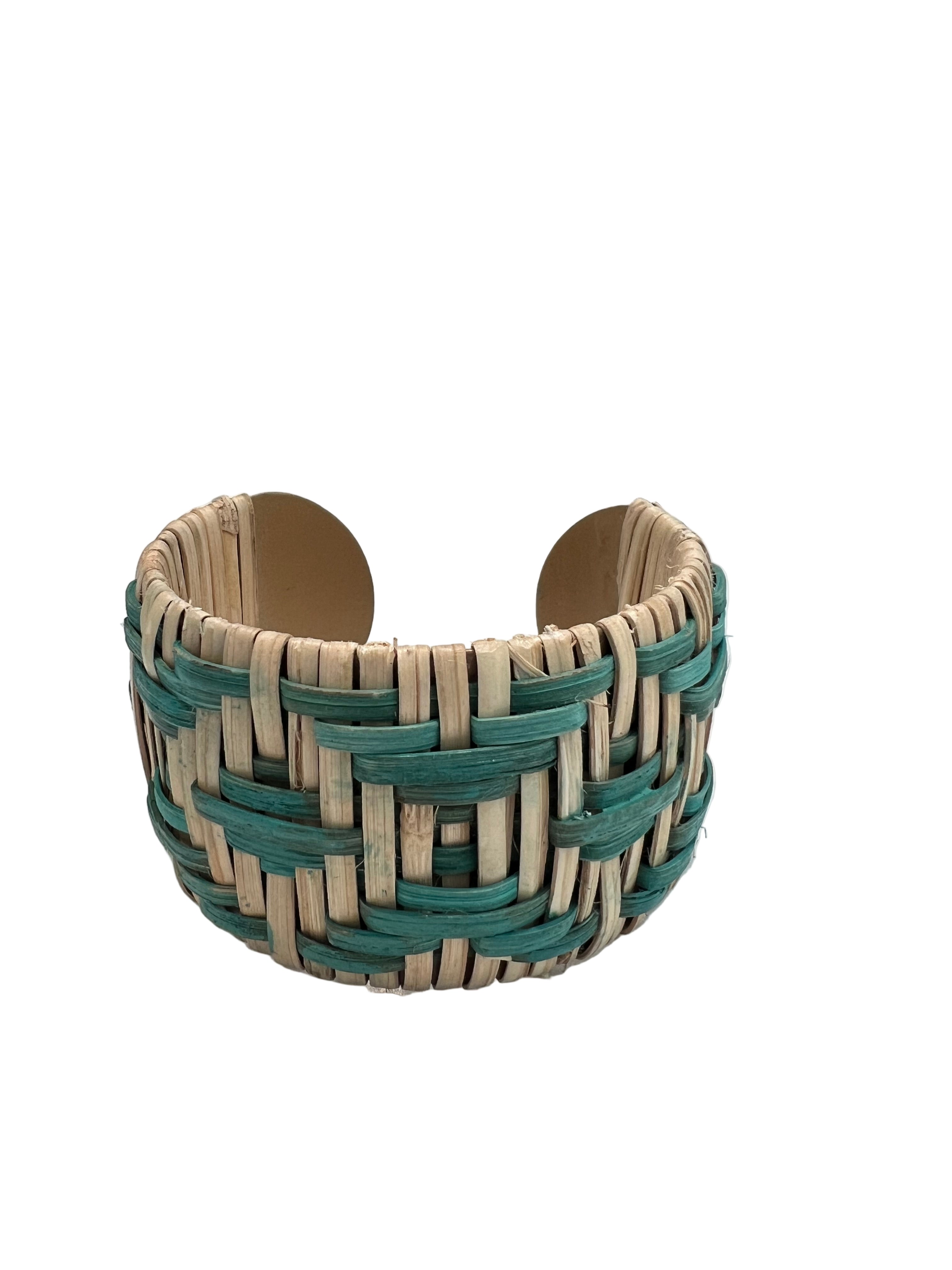 Woven Rattan Cuff Bracelets