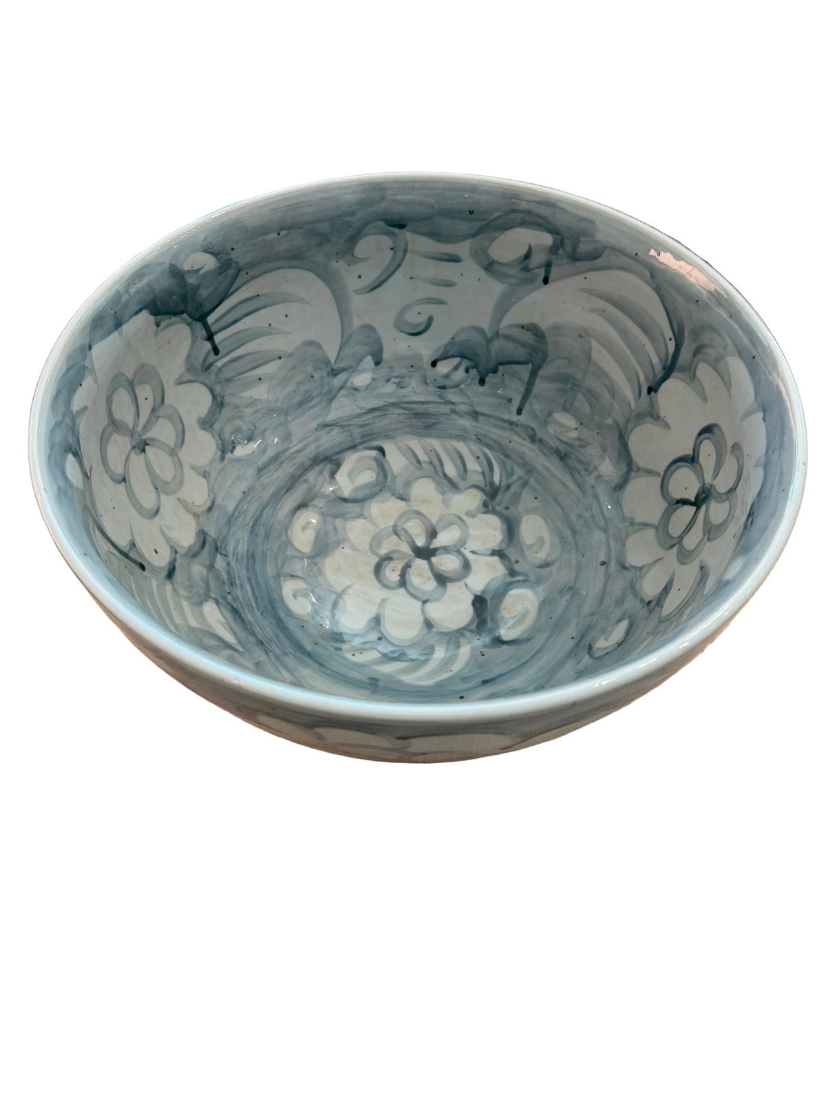 Blue & White Center Bowl