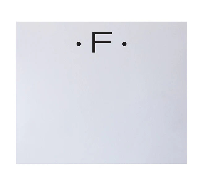 Note Pad With Large Initials