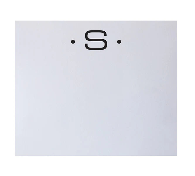 Note Pad With Large Initials