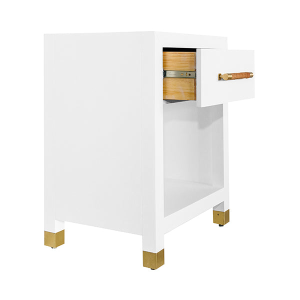 Pelham White Side Table