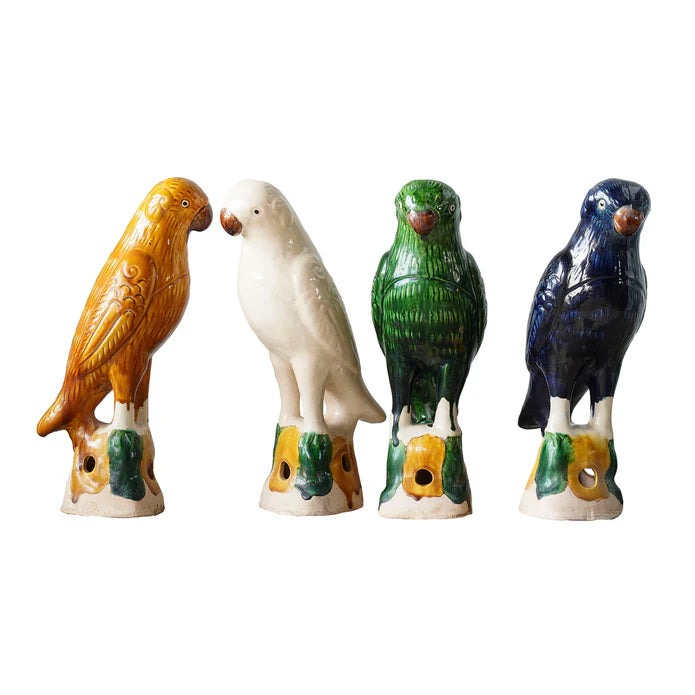 Hand-Painted Porcelain Bird