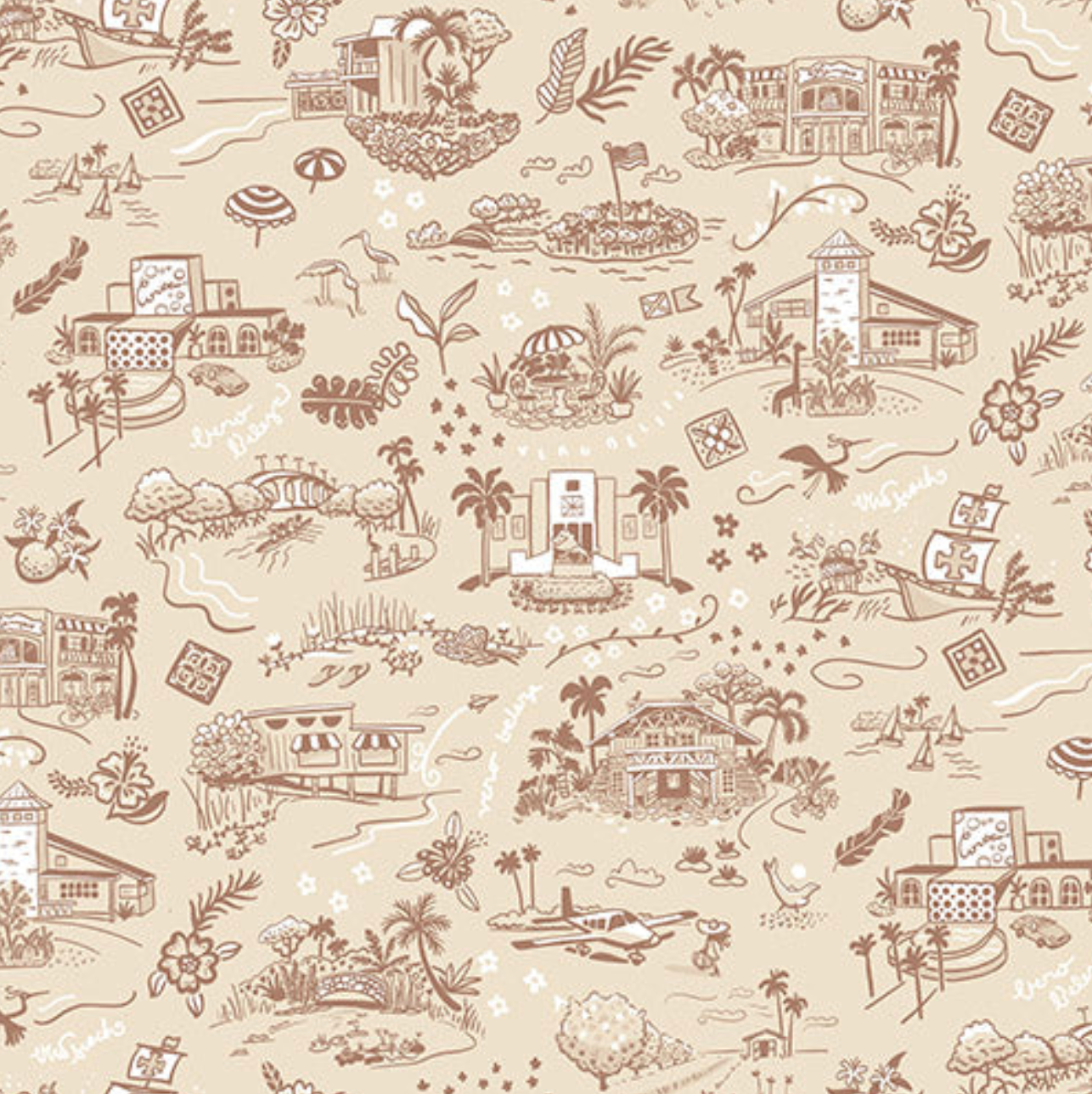 Vero Beleza Wallpaper in Sand