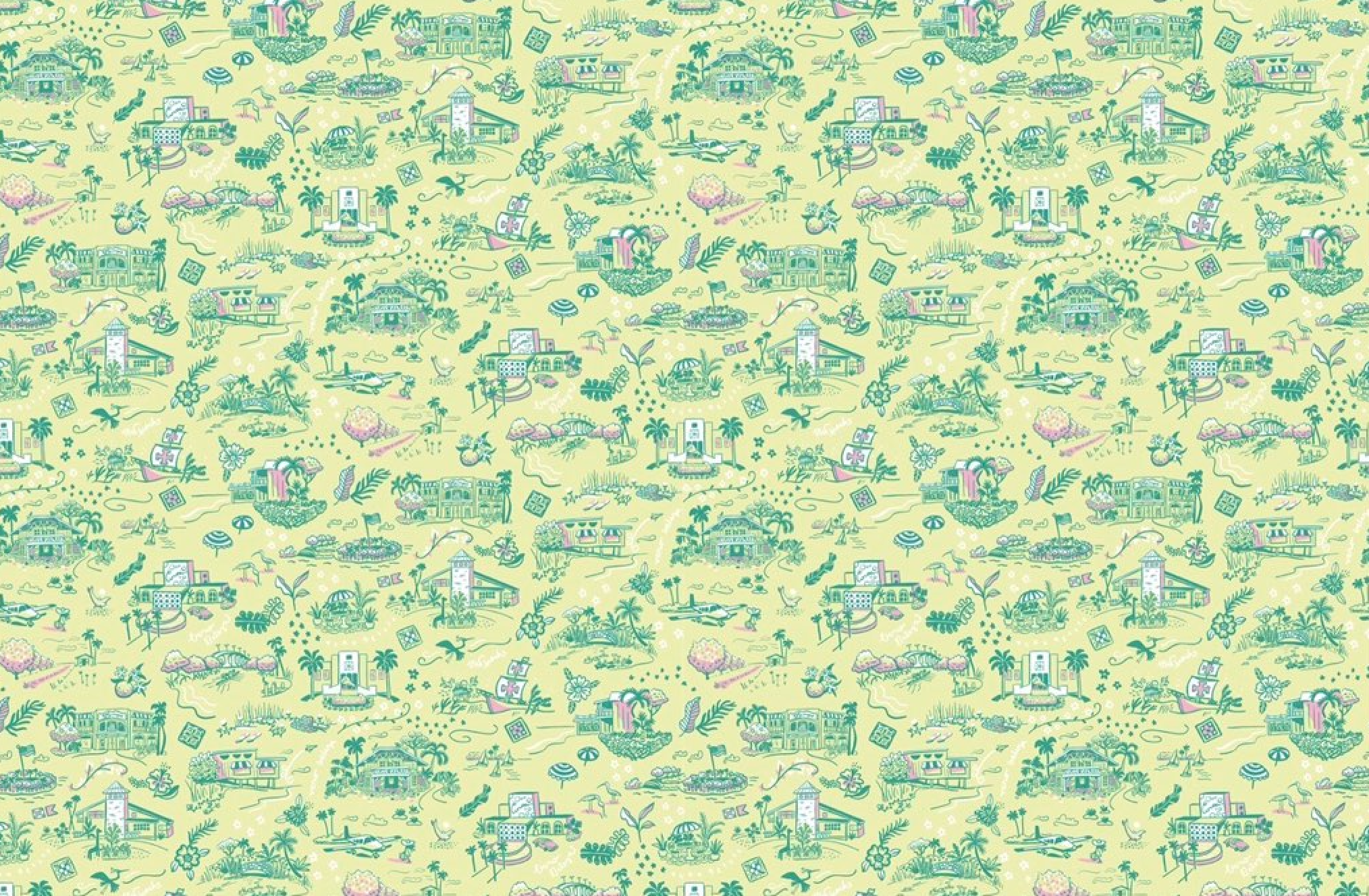 Vero Beleza Wallpaper in Citrus