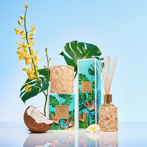 Glasshouse Balmy Breeze Candle and Diffuser