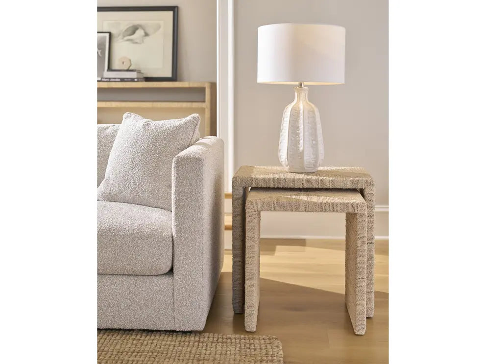 Abaca Nesting Tables, S/2