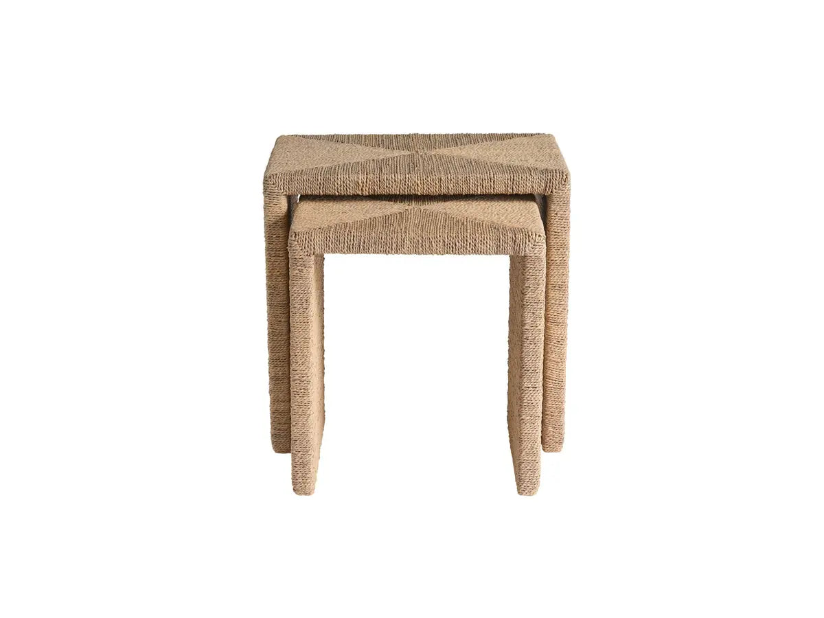 Abaca Nesting Tables, S/2