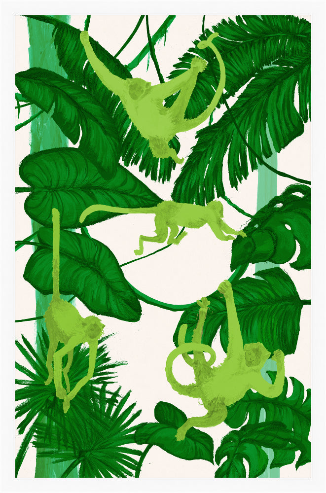 Bright Monkeys Prints