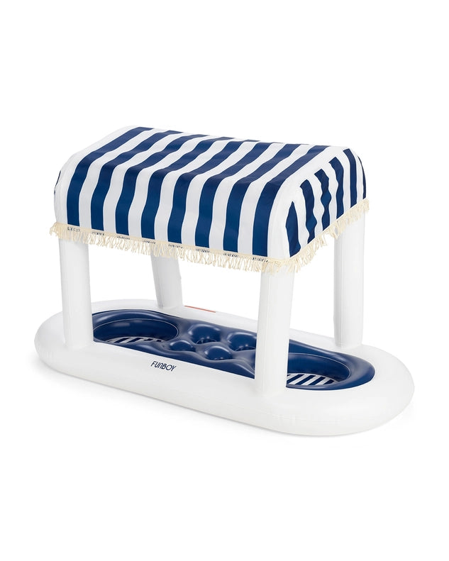 Floating Cabana Bar Pool Float Navy