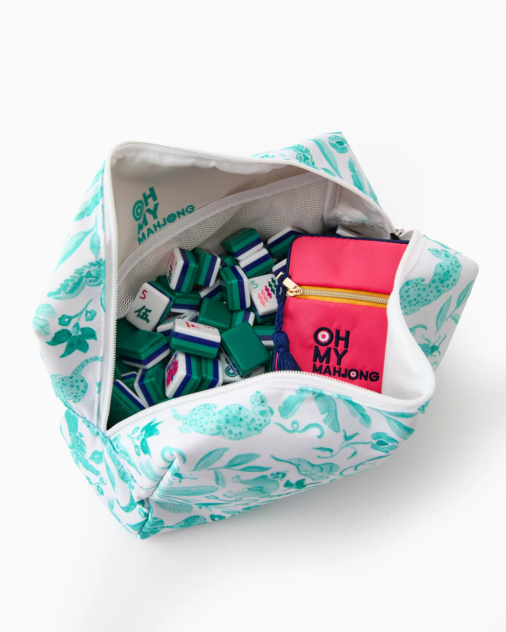 Watercolor Mahjong Tile Bags