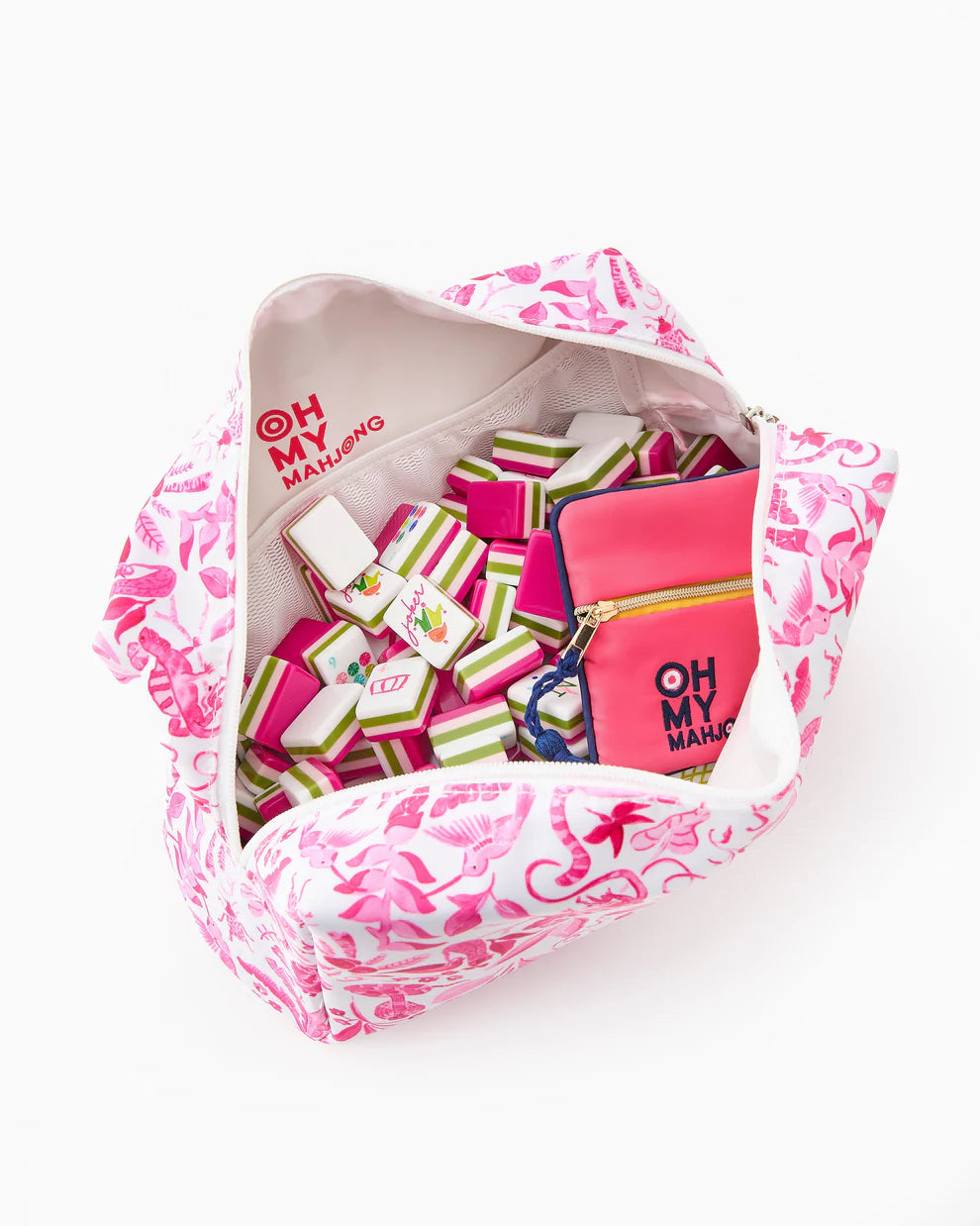 Watercolor Mahjong Tile Bags
