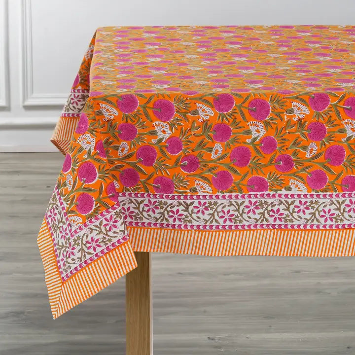 Block Print Table Cloths 60 x 90