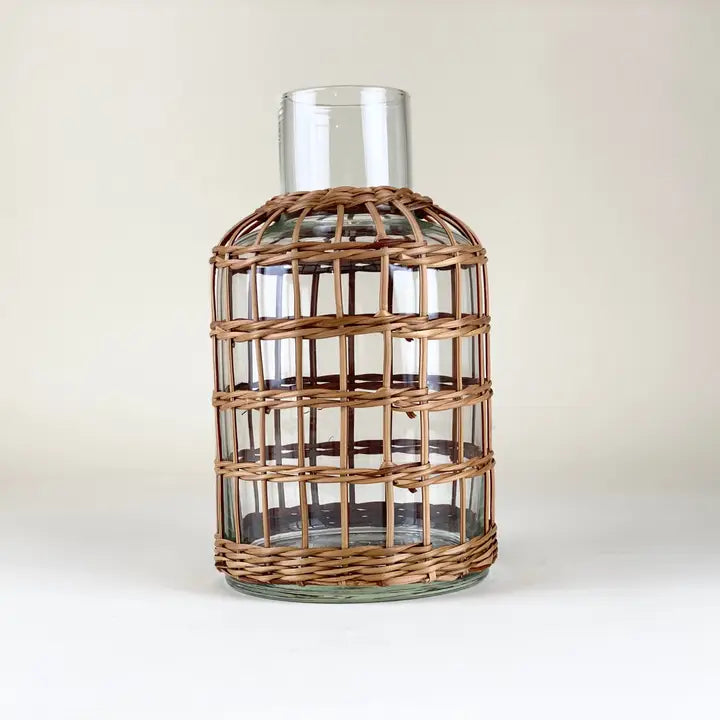 Rattan Vases