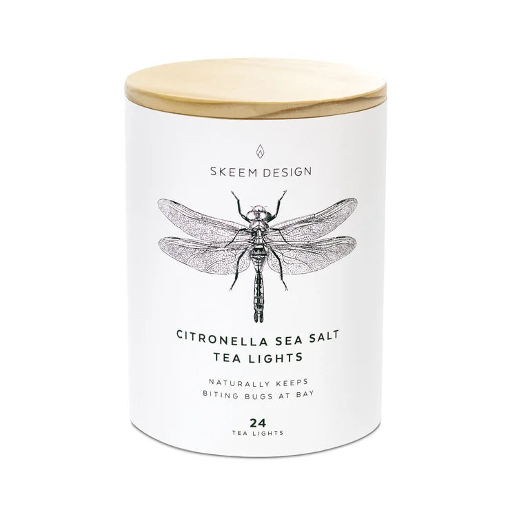 Citronella Sea Salt Tea Lights
