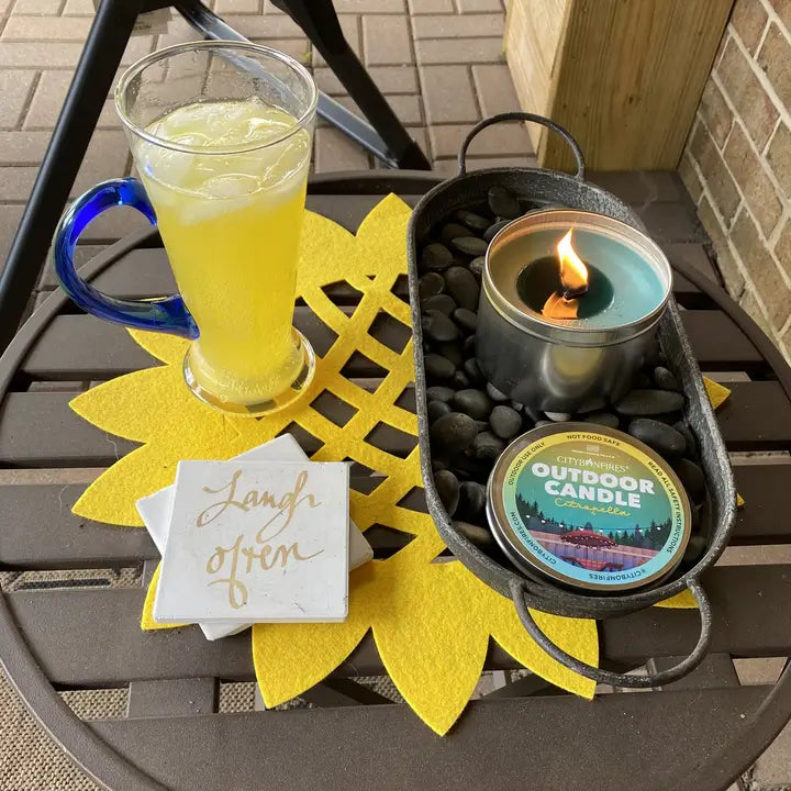 Outdoor Citronella & Eucalyptus Candle
