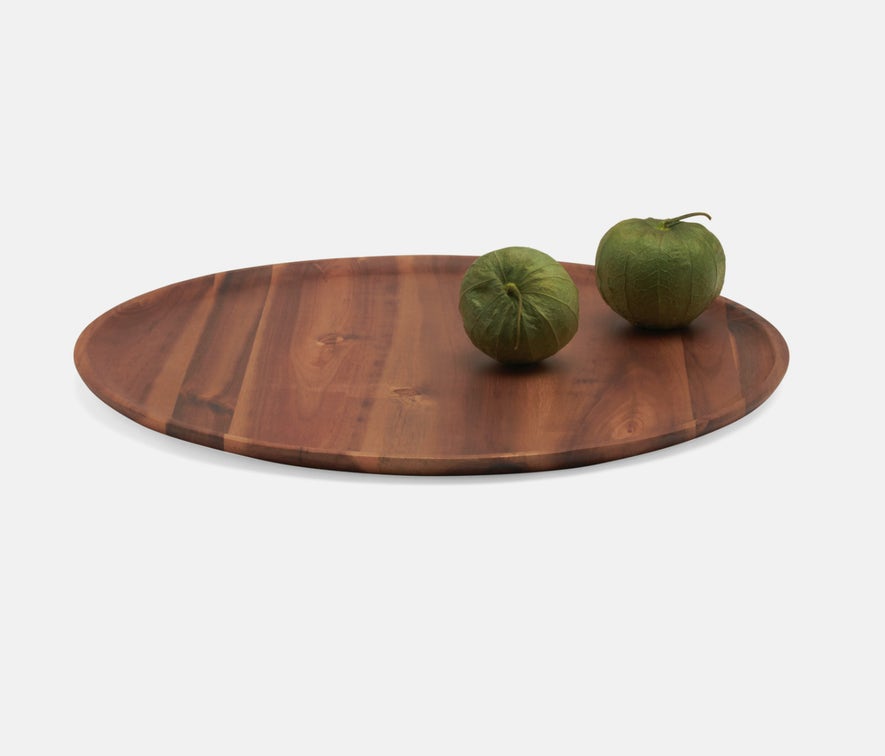 Kennedy Wood Charger Plates - Set of 4