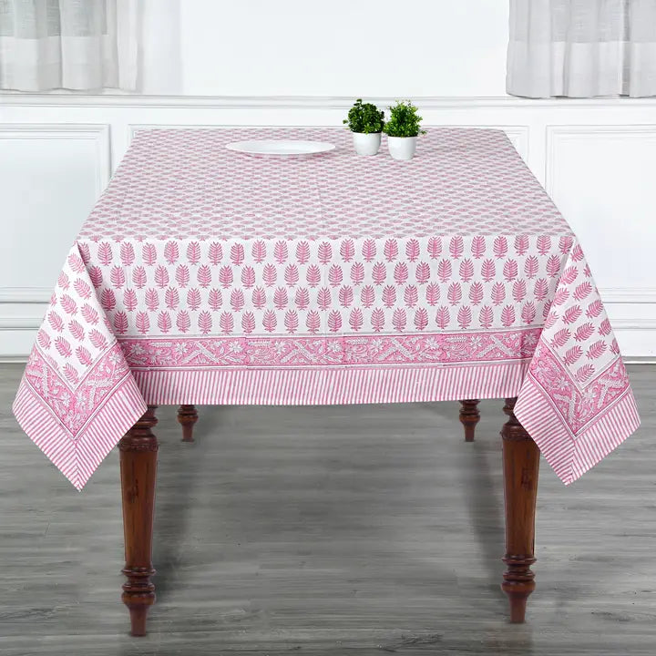 Block Print Table Cloths 60 x 90