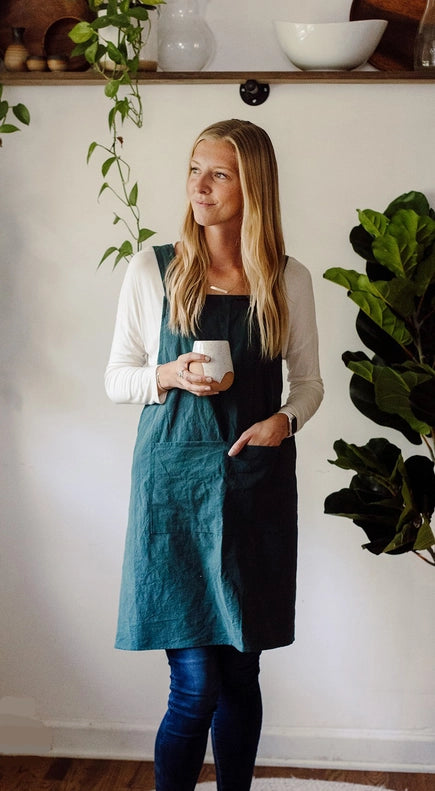 Cross Back Aprons