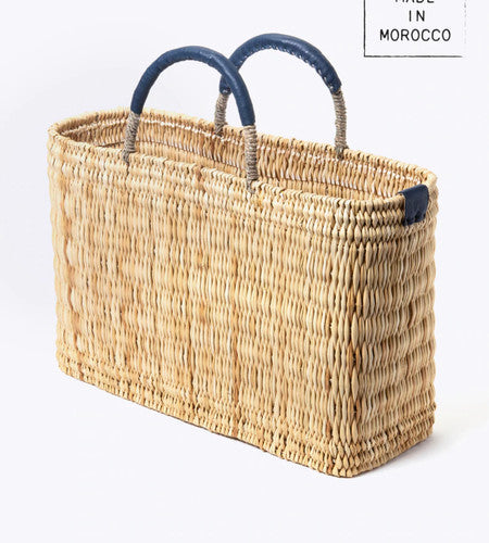 Market Bag w/ Leather Handle